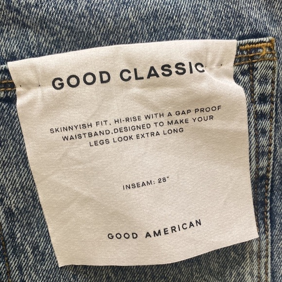 Good American Light Blue High Rise Jeans - Picture 8 of 10